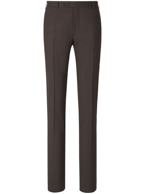 Creased tailored trousers - Brown