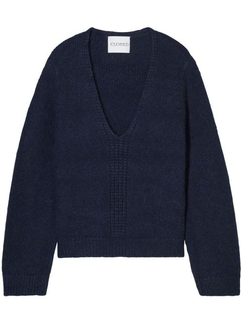 V-neck cardigan - Blue