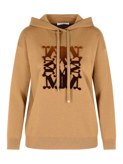 Camel Virgin Wool Sweatshirt