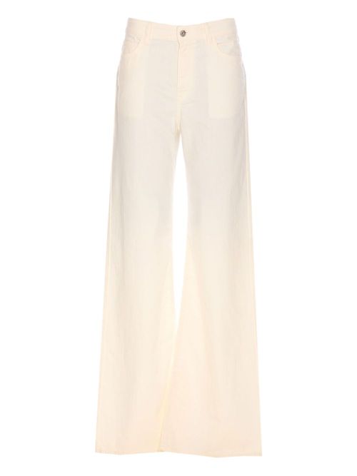 TRUE AVENUE cotton trousers - White