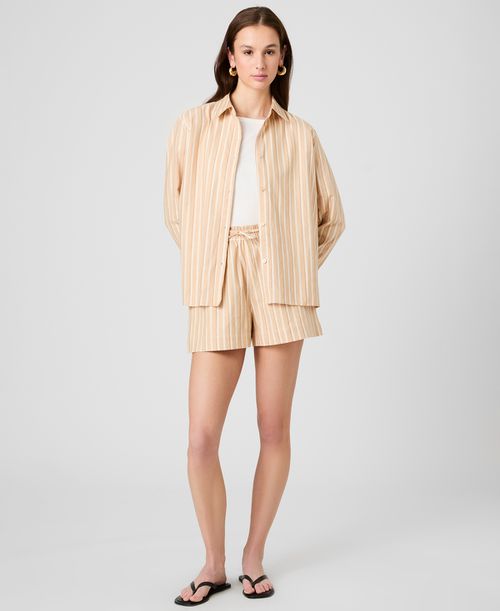 Women's Stripe Pull-On Shorts - Sandlot Stripe