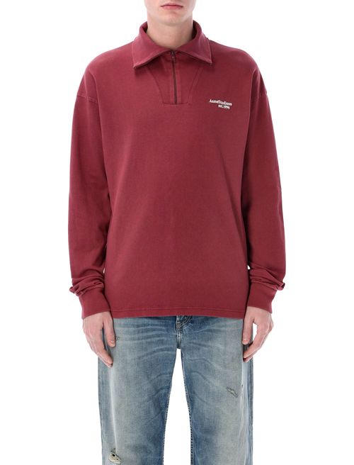 Zip-Up Logo Sweatshirt - Men's Regular Fit