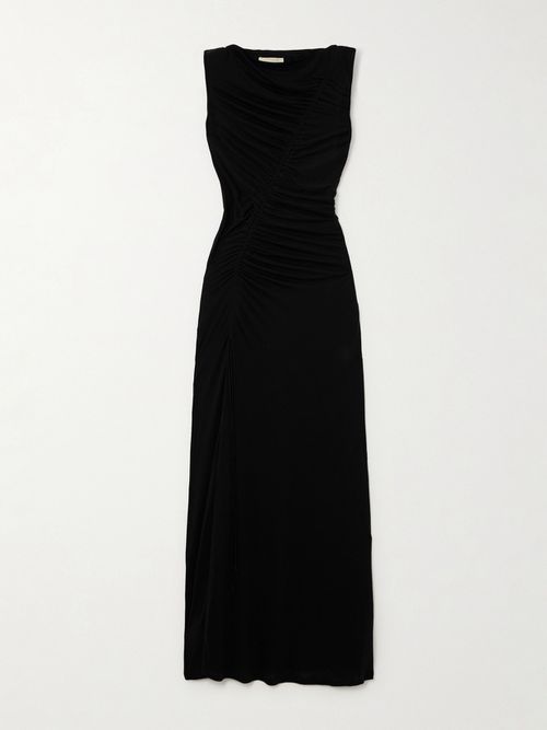 Natalia Lyocell-jersey Maxi Dress - Black
