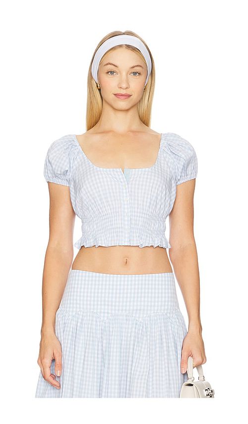 LPA Brigette Top in Baby Blue. -  XS also in L, M, S
