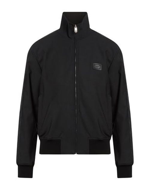 Man Jacket Black Size 38 Wool, Polyester, Polyamide, Elastane