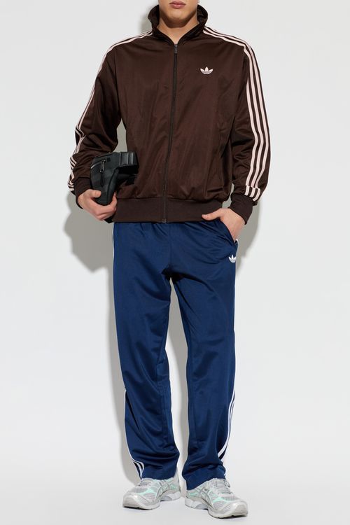 Sweatshirt With A Stand-up Collar, Men's, Brown