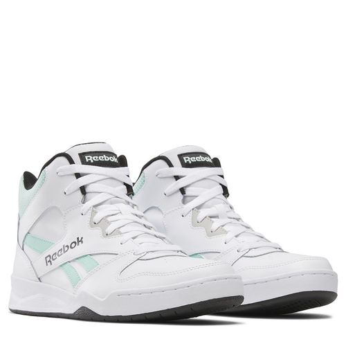 Men's Royal Bb4500 2.0 High Top Sneakers (White/Aqua/Black)