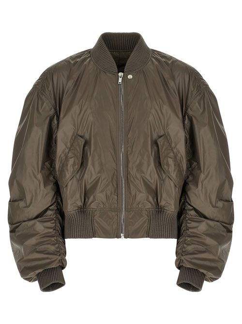 Secchia Flight Bomber Jacket — Gray