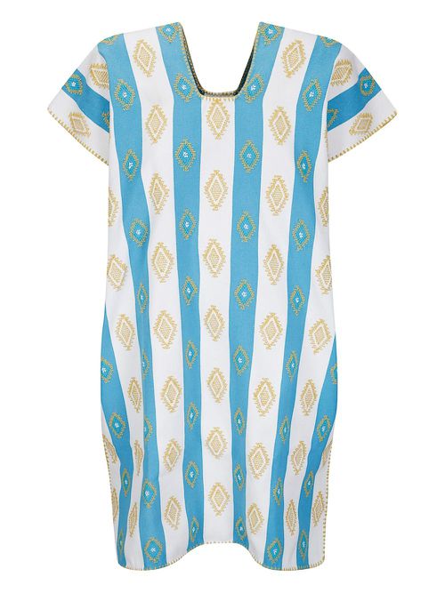 Tandem embroidered dress - Blue