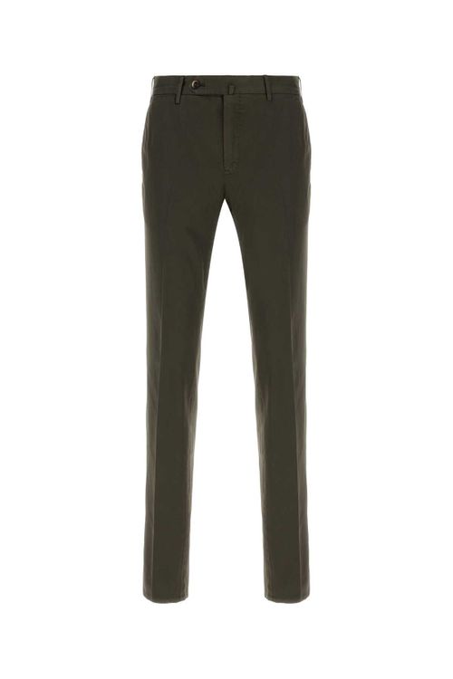 S-SLIM Trousers — Brown