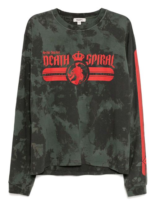 Stain Shade logo-print T-shirt - Green