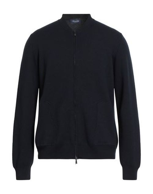 Man Cardigan Midnight blue Size 36 Merino Wool