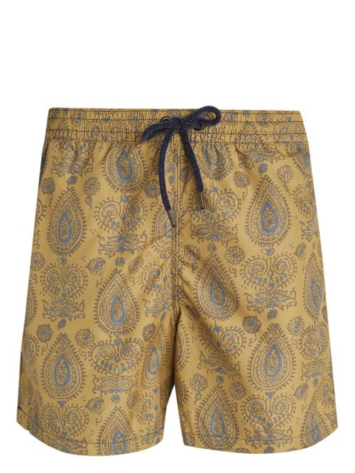 Paisley-print swim shorts - Neutrals