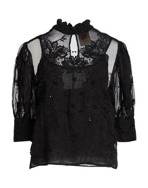 Woman Top Black Size S Viscose