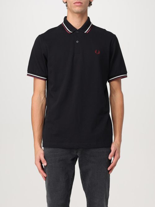 Polo Shirt Men color Black