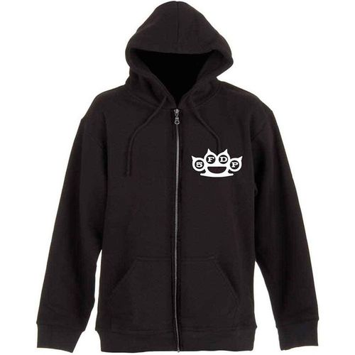 Knuckle Duster Back Print Full Zip Hoodie