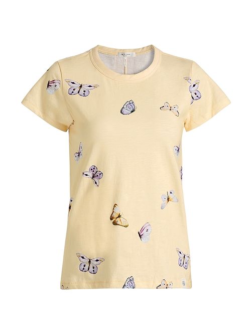 Women's Tammy Butterfly T-Shirt - Butter Multi