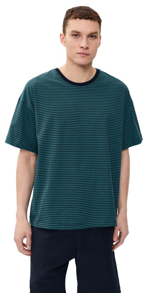 Boxy Paradise Striped Tee Nevermind
