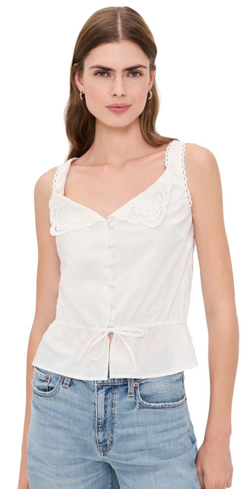 The Margot Top White