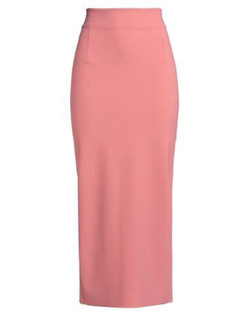 Woman Maxi skirt Salmon pink Size 10 Polyamide, Elastane