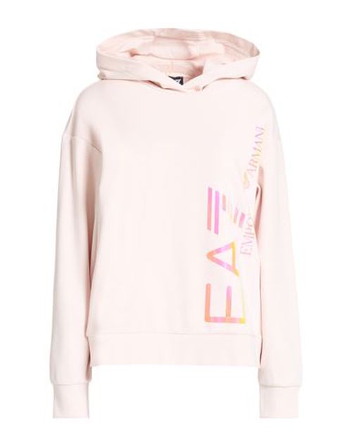 Woman Sweatshirt Light pink Size 3XL Organic cotton, Modal, Elastane