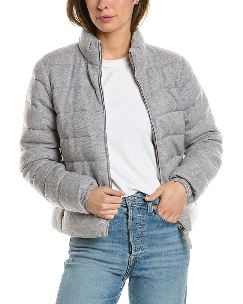 Melia Wool & Cashmere-Blend Down Jacket