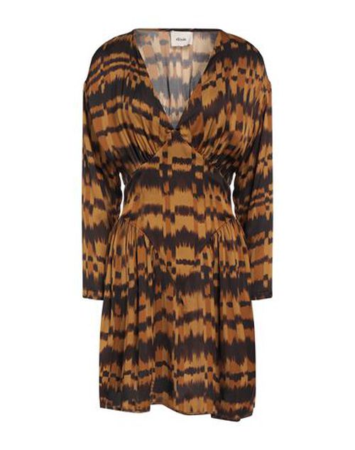 Woman Short dress Mustard