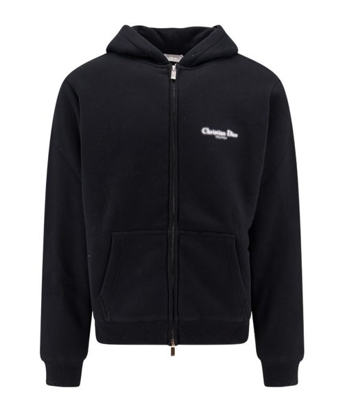 Christian Dior Couture Zipped Hooded Sweatshirt, Relaxed Fit
