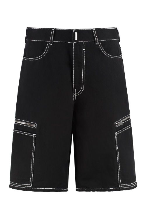 Contrast-stitching Shorts
