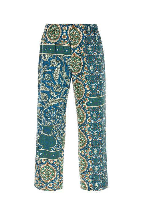 PANTAMOLLE Printed poplin Ponkarala pant