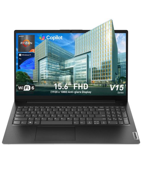 "V15 Gen 4 15.6"" Anti-Glare Business Laptop - Black"