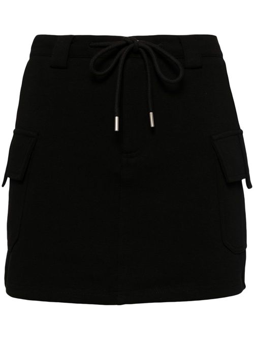 Cargo drawstring skirt - Black