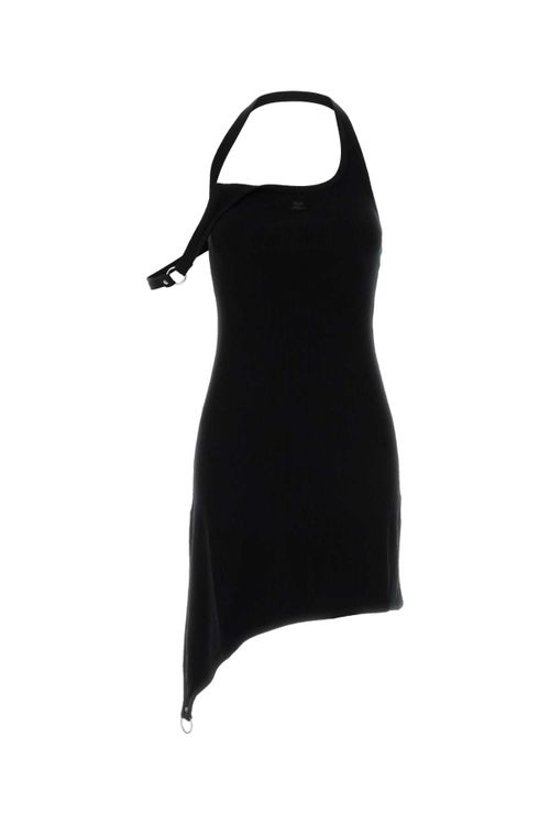Black Viscose Blend Dress