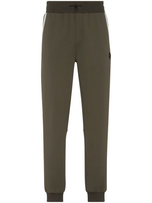 Logo-print track pants - Green