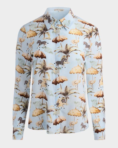 Untamed Willa Staceface Placket Top