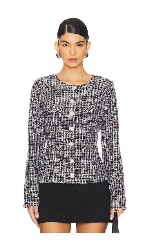 MAJORELLE JACKE EVELYN in Black,White. Größe XS. Also in L