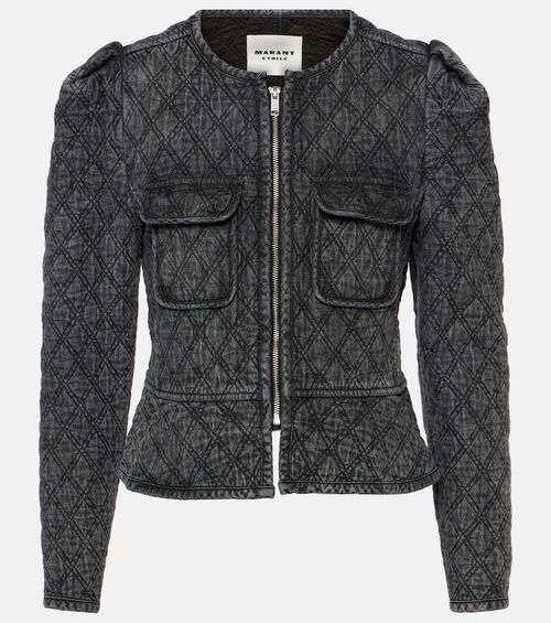 Deliona quilted denim jacket