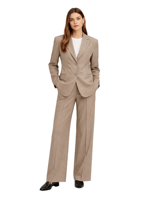 Londra Pant Suit — Beige
