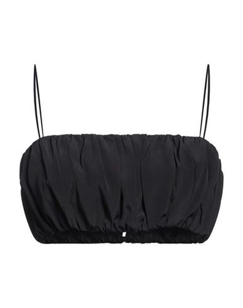 Woman Top Black Size 4 Acetate, Silk