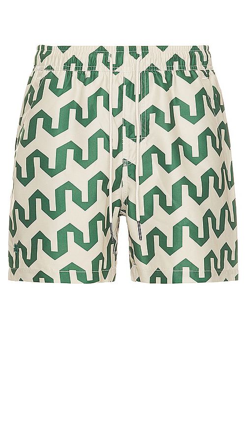 OAS Atlas Swim Short in Green. -  XL/1X also in