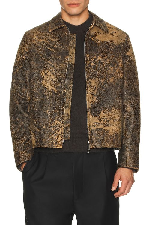 Rélyk Johnny Dinner Jacket in Black - Brown. L also in M, XL/1X