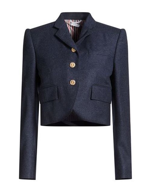 Woman Blazer Navy Size 2 Virgin Wool