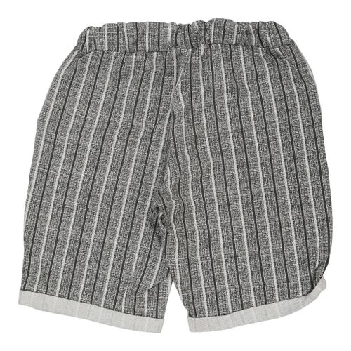Unbranded Striped Shorts - Medium Grey Cotton