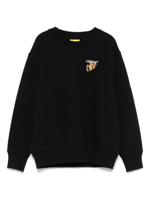 Arrow-sketch sweatshirt - Black