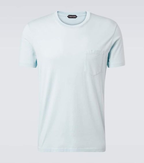 Cotton and silk jersey T-shirt