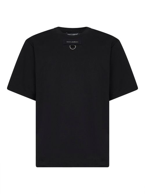 Logo-Embellished Jersey T-Shirt — Black