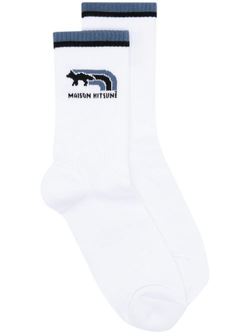 Flash Fox socks - White