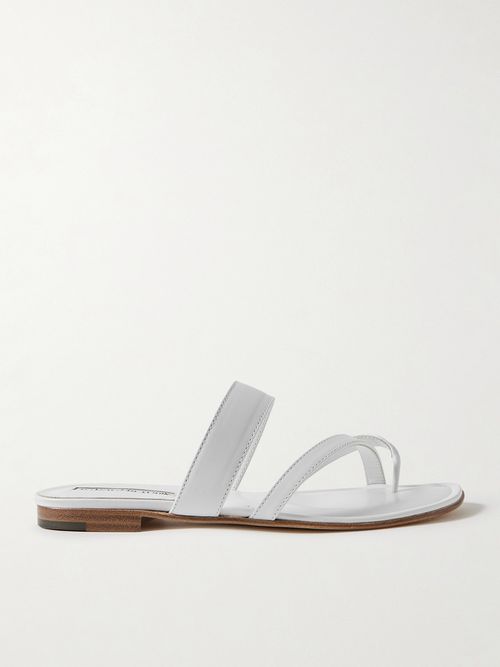 Susa Leather Sandals - White