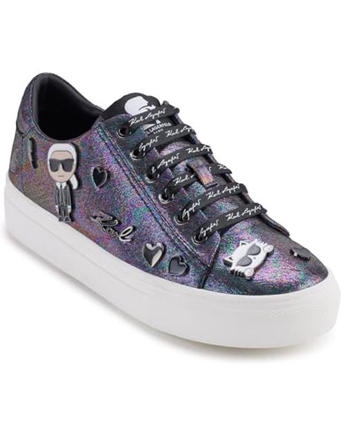 Karl Lagerfeld Paris Womens Cate Pins Sneaker