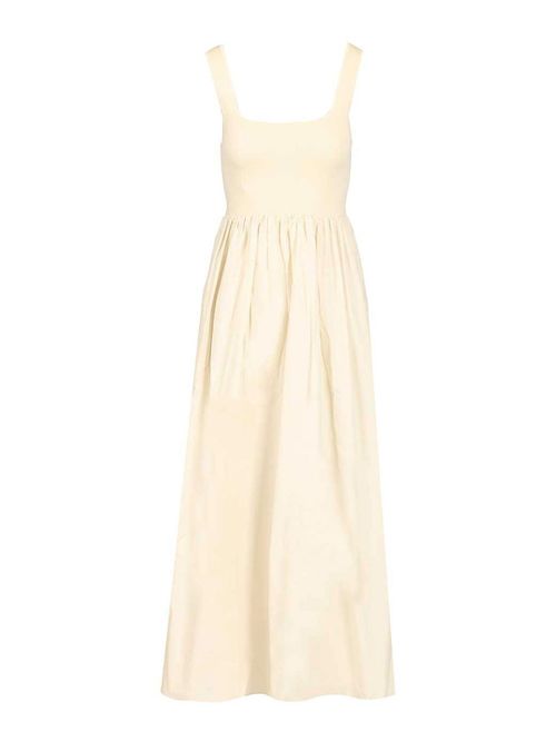 Knit And Cotton Dress